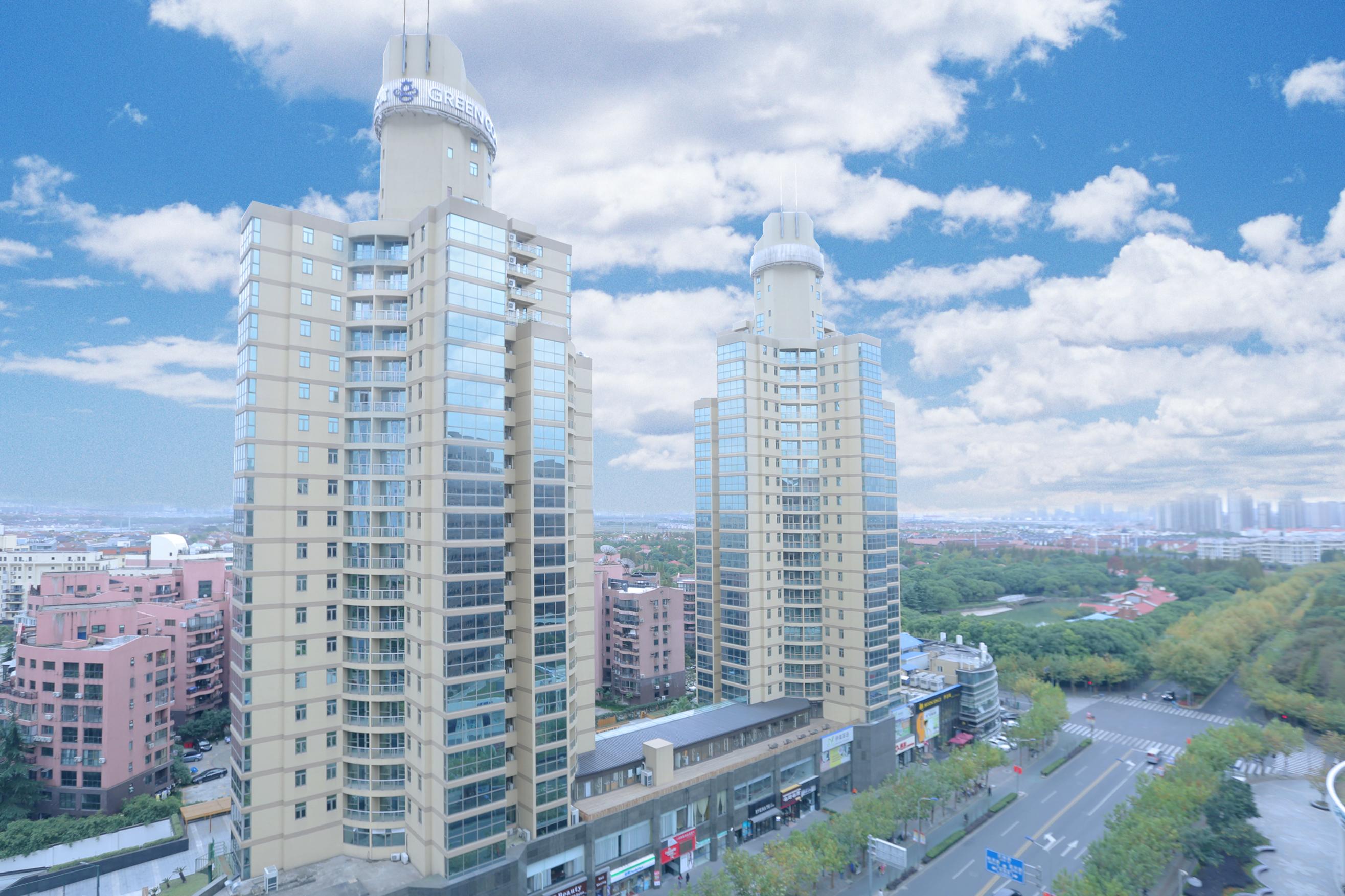 Green Court Residence Jinqiao Diamond Шанхай Екстер'єр фото